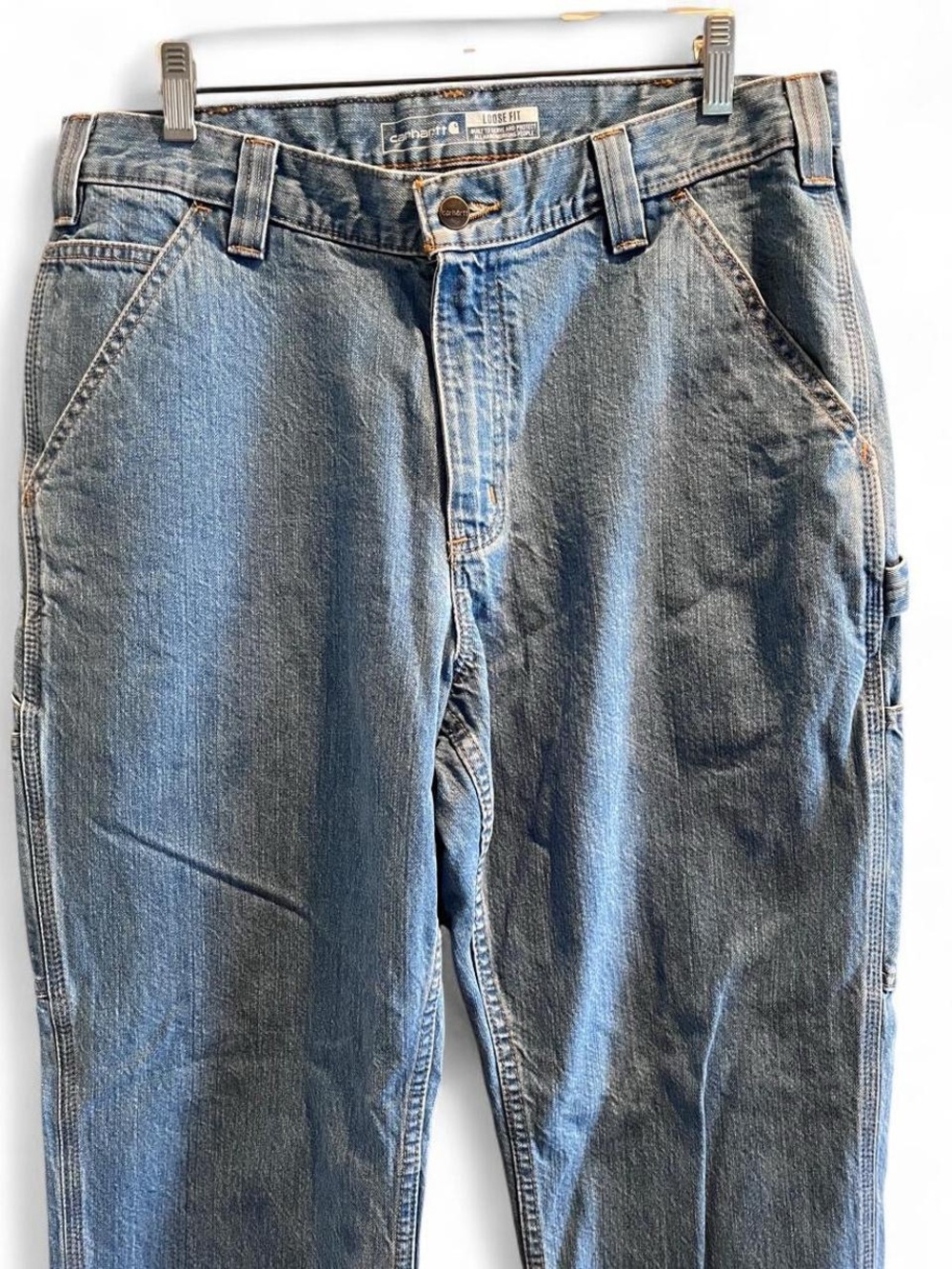 Carhartt blue denim jeans - Loose Fit 33x32 - Picture 3 of 9
